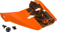 Load image into Gallery viewer, GMAX VISOR W/SCREWS DOMINANT MX-46 MATTE ORANGE/BLACK MD-2X G046898