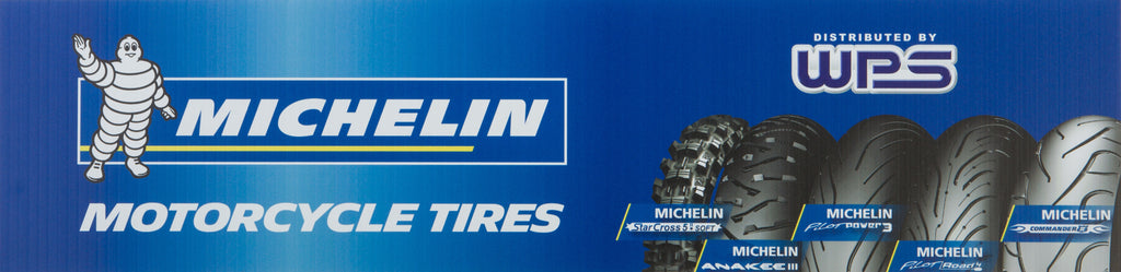 MICHELIN WPS TIRE RACK SIGN 12"X48" MICHELIN WPS SIGN