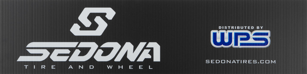 SEDONA TIRE RACK SIGN 12"X48" SEDONA SIGN