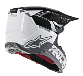 ALPINESTARS S.TECH S-M8 RADIUM HELMET WHITE/BLACK/GREY XS 8301519-2182-XS
