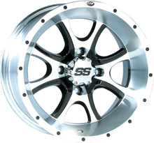 Load image into Gallery viewer, ITP SS108 ALLOY WHEEL MACHINED W/B LACK 14X8 4/137 5+3 14SS122BX