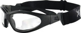 BOBSTER GXR SUNGLASSES BLACK W/CLEAR LENS GXR001C
