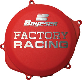 BOYESEN FACTORY RACING CLUTCH COVER RED CC-07AR