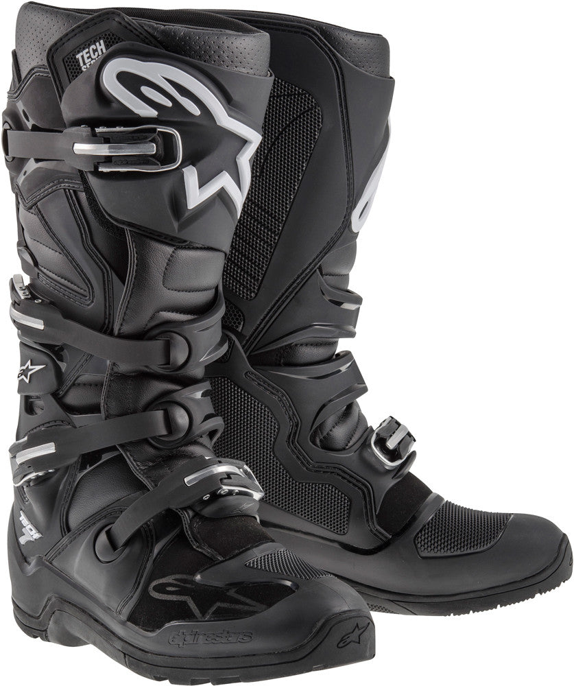 ALPINESTARS TECH 7 ENDURO BOOTS BLACK SZ 14 2012114-10-14