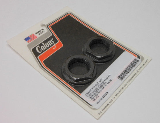 COLONY MACHINE CRANK PIN NUT SET BIG TWIN 54-E81 2412-2