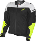 FLY RACING FLUX AIR MESH JACKET BLACK/HI-VIS 2X #6179 477-4075~6