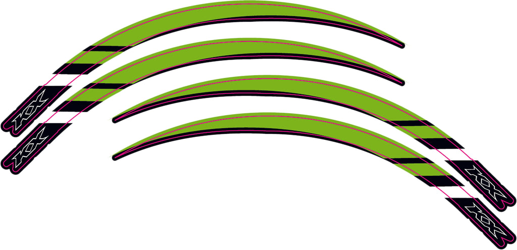 D'COR TEAM KAWASAKI RIM DECAL KIT 40-80-213