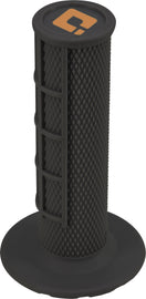 ODI HALF WAFFLE LOCK-ON GRIP GRAPHITE H36HWH