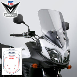 NATIONAL CYCLE VSTREAM SPORT-TOURING WINDSCREEN (LIGHT TINT) N20215