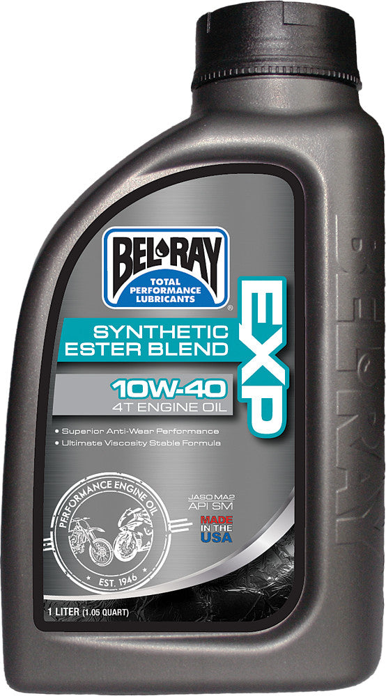 BEL-RAY EXP SYNTHETIC ESTER BLEND 4T ENGINE OIL 10W-40 1L 99120-B1LW