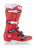ALPINESTARS TECH 5 BOOTS RED/WHITE SZ 10 2015015-32-10