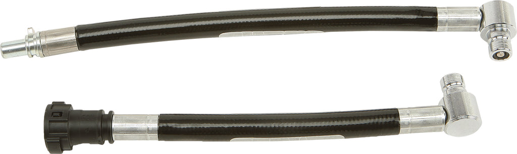 GOODRIDGE EFI LINE BLACK COATED FLH 02-06 FXD 04-15 SFTL 01-15 HDFL-001EFI/BK