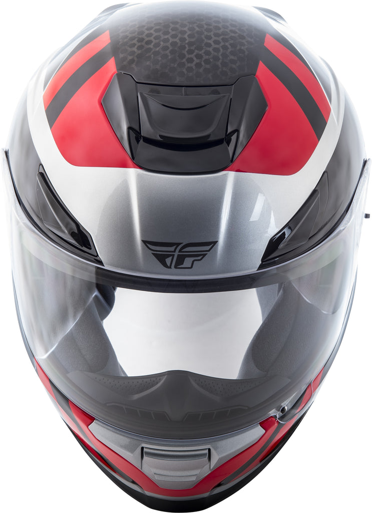 FLY RACING SENTINEL MESH HELMET GREY/RED SM 73-8324S
