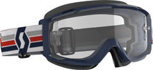 Load image into Gallery viewer, SCOTT SPLIT OTG GOGGLE BLUE/WHITE CLEAR WORKS 272834-1006113