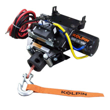 Load image into Gallery viewer, Polaris Ranger Kolpin Quick-Mount Winch 3500 lb Synthetic Rope 26-3025
