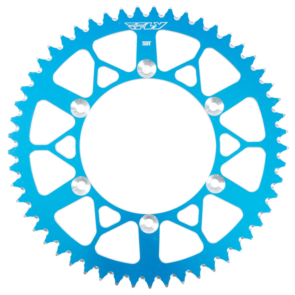 FLY RACING SPROCKET REAR 53T BLUE 208-53 BLU-atv motorcycle utv parts accessories gear helmets jackets gloves pantsAll Terrain Depot
