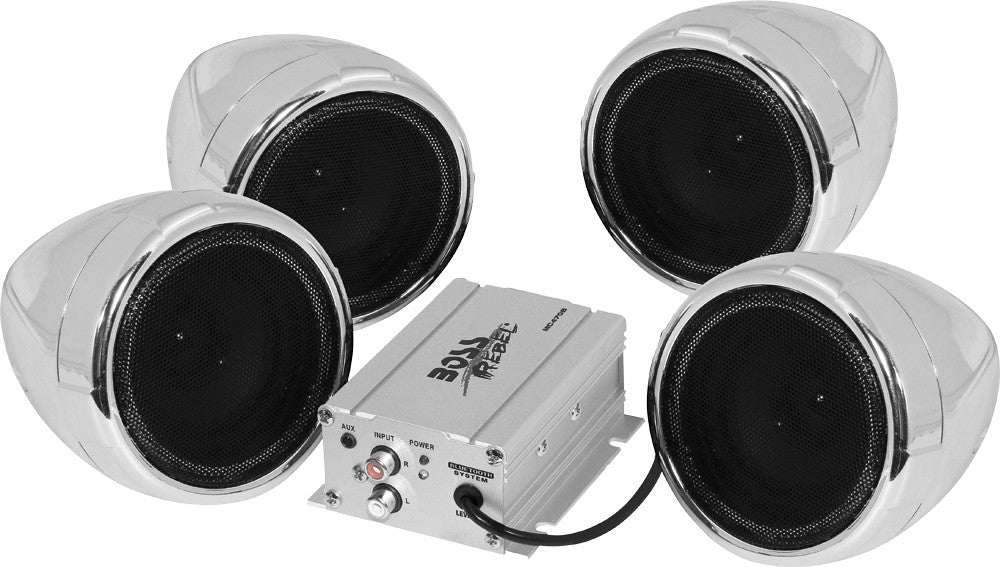 BOSS AUDIO MC470 SPEAKER SYSTEM CHROME 1000W MC470B