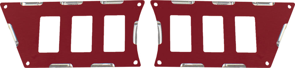 MODQUAD DASH 6-SWITCH PLATE (RED) RZR-SP6-1K-RD-atv motorcycle utv parts accessories gear helmets jackets gloves pantsAll Terrain Depot