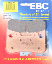 EBC AFTERMARKET CALIPER BRAKE PAD FA455HH-atv motorcycle utv parts accessories gear helmets jackets gloves pantsAll Terrain Depot
