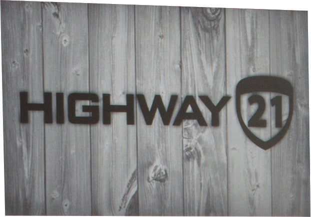 HIGHWAY 21 FLOOR DISPLAY SIGN 13" 489-SIGN13-atv motorcycle utv parts accessories gear helmets jackets gloves pantsAll Terrain Depot