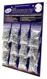 MOTION PRO MINI HARDWARE KIT ZINC FINISH 12/PK 33-1200