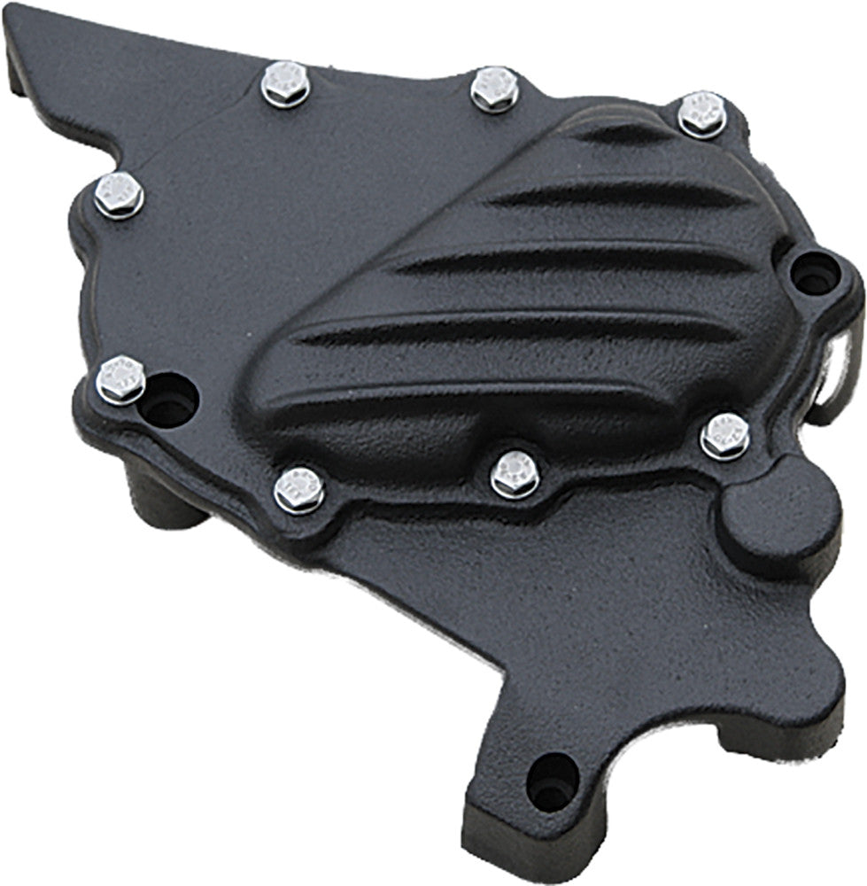 EMD RIBSTER SPROCKET COVER BLK 04-UP XL SCXLI/R/B
