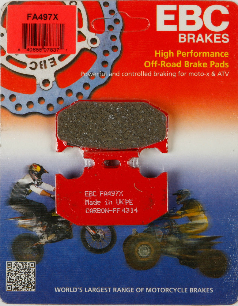 EBC BRAKE PADS FA497X-atv motorcycle utv parts accessories gear helmets jackets gloves pantsAll Terrain Depot