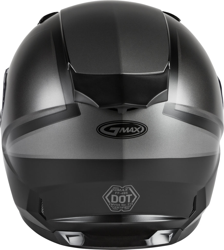 GMAX FF-49S FULL-FACE HAIL SNOW HELMET MATTE BLACK/GREY 2X G2495508