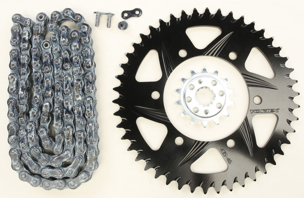 VORTEX SPROCKET/CHAIN KIT BLACK CK4262-atv motorcycle utv parts accessories gear helmets jackets gloves pantsAll Terrain Depot