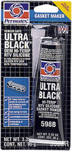Load image into Gallery viewer, PERMATEX ULTRA BLACK HI-TEMP RTV SILICONE GASKET MAKER 3.35 OZ 82180