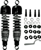EMGO CLASSIC SHOCKS W/CLEVIS MOUNT BLACK/CHROME 340 MM 17-05532