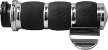 Load image into Gallery viewer, AVON AIR CUSHIONED GRIPS W/F-B-W THROTTLE BOSS CHROME AIR-90-CH-FLY-B-atv motorcycle utv parts accessories gear helmets jackets gloves pantsAll Terrain Depot