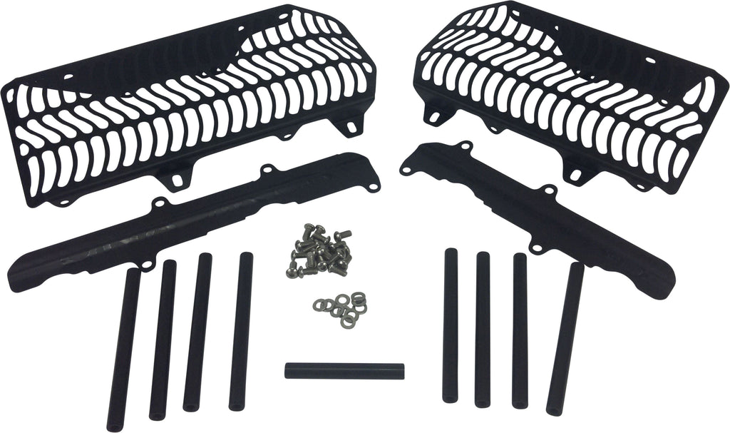 UNABIKER RADIATOR GUARD KAWASAKI BLACK KKX17250F-K