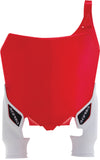 ACERBIS FRONT NUMBER PLATE RED/WHITE 2527411005