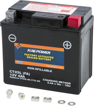 Load image into Gallery viewer, FIRE POWER BATTERY CTX5L SEALED FACTORY ACTIVATED CTX5L-BS(FA)