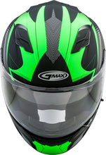 Load image into Gallery viewer, GMAX FF-98 FULL-FACE APEX HELMET MATTE BLACK/NEON GREEN XS G1981673