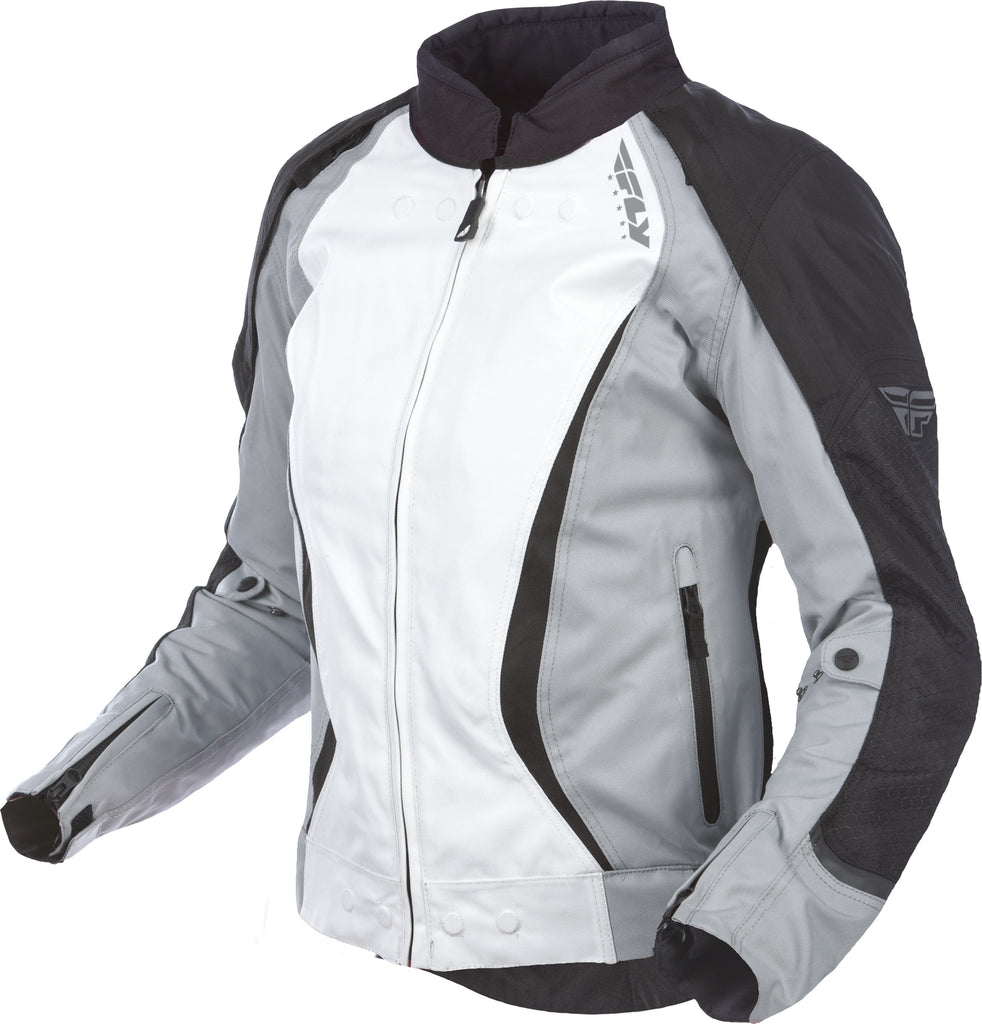 FLY RACING FLY WOMEN'S BUTANE JACKET BLACK/WHITE XS #5958 477-7037~1-atv motorcycle utv parts accessories gear helmets jackets gloves pantsAll Terrain Depot
