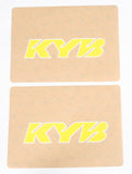 D'COR UPPER FORK DECAL KYB YELLOW 40-80-133