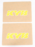 D'COR UPPER FORK DECAL KYB YELLOW 40-80-133