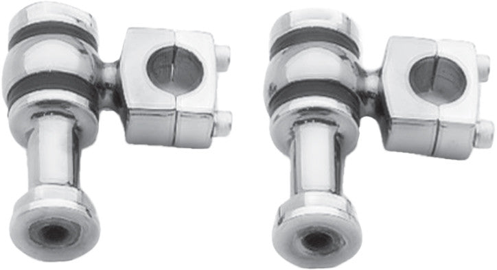 Post Riser Equine PAUGHCO OFFSET POST STYLE RISERS CHROME 3