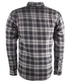 HIGHWAY 21 MARKSMAN FLANNEL BLACK/GREY MD #6049 489-1181~3