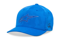 Load image into Gallery viewer, ALPINESTARS AGELESS JACK TECH CURVE BILL H BLUE SM/MD 1019-81108-72-S/M