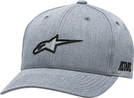 ALPINESTARS AGELESS PROP HAT GREY HEATHER CURVED BILL 1139-81515-1026