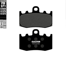 Load image into Gallery viewer, GALFER BRAKE PADS SEMI METALLIC FD271G1054 FD271G1054