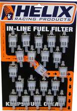 Load image into Gallery viewer, HELIX 1/4" FUEL FILTERS 21/PK W/DISPLAY CARD 118-9210