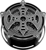 PREC. BILLET BILLET AIR CLEANER BAD AXE BLACK BAX-210-3H-BLK