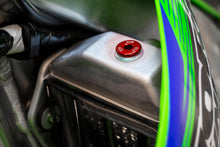 Load image into Gallery viewer, WORKS RADIATOR PLUG RED HON/KAW 24-631