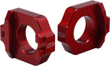 WORKS AXLE BLOCKS ELITE YAM RED 17-270