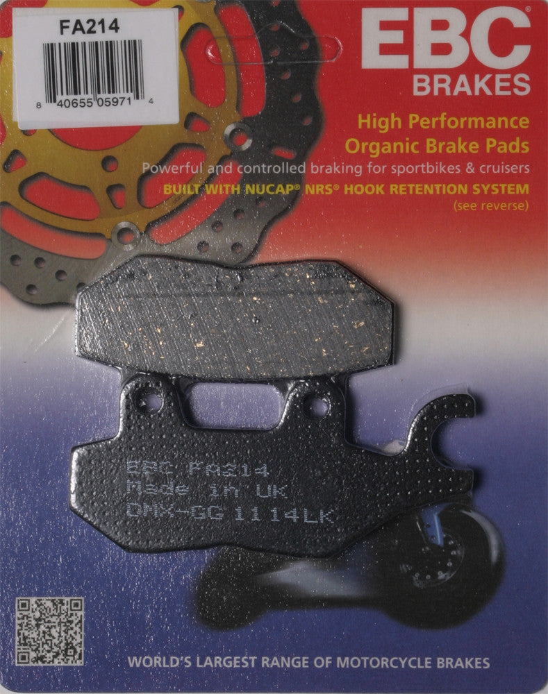 EBC BRAKE PADS FA214-atv motorcycle utv parts accessories gear helmets jackets gloves pantsAll Terrain Depot