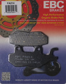 EBC BRAKE PADS FA214-atv motorcycle utv parts accessories gear helmets jackets gloves pantsAll Terrain Depot